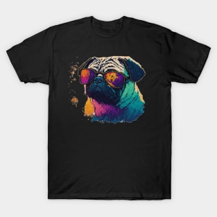 Pug in sunglasses T-Shirt